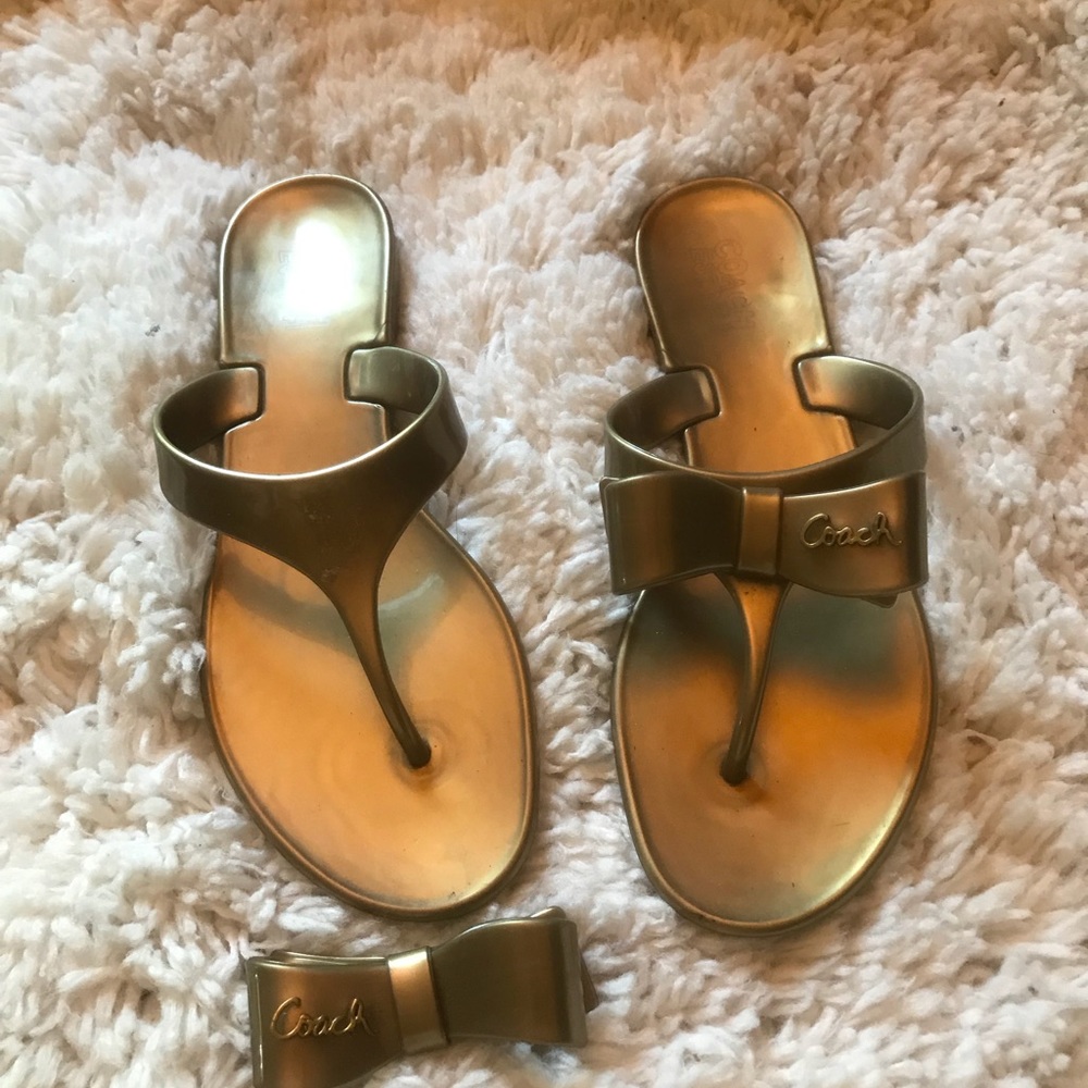 Coach jelly sandals 7